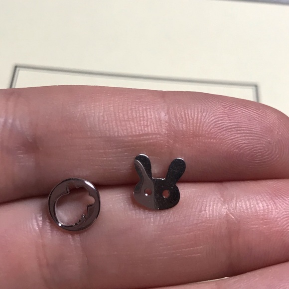 Sterling Silver 925 Stud Earrings - Picture 2 of 3